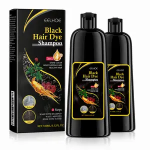 EELHOE Foam Hair Color Shampoo with Polygonum Multiflorum & Ginseng Extract - Ginseng-Infused Haircare Solution for Cleansing, Moisturizing, Anti-Hair Loss, Repair, Smooth Shiny Finish