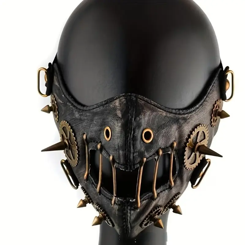 Steam Punk Party Protective Mask Motorcycle Face Cover, New Stylish Cool Halloween Easter Adult Face Mask, Costume Mask, Mask Cosplay, Unique Design