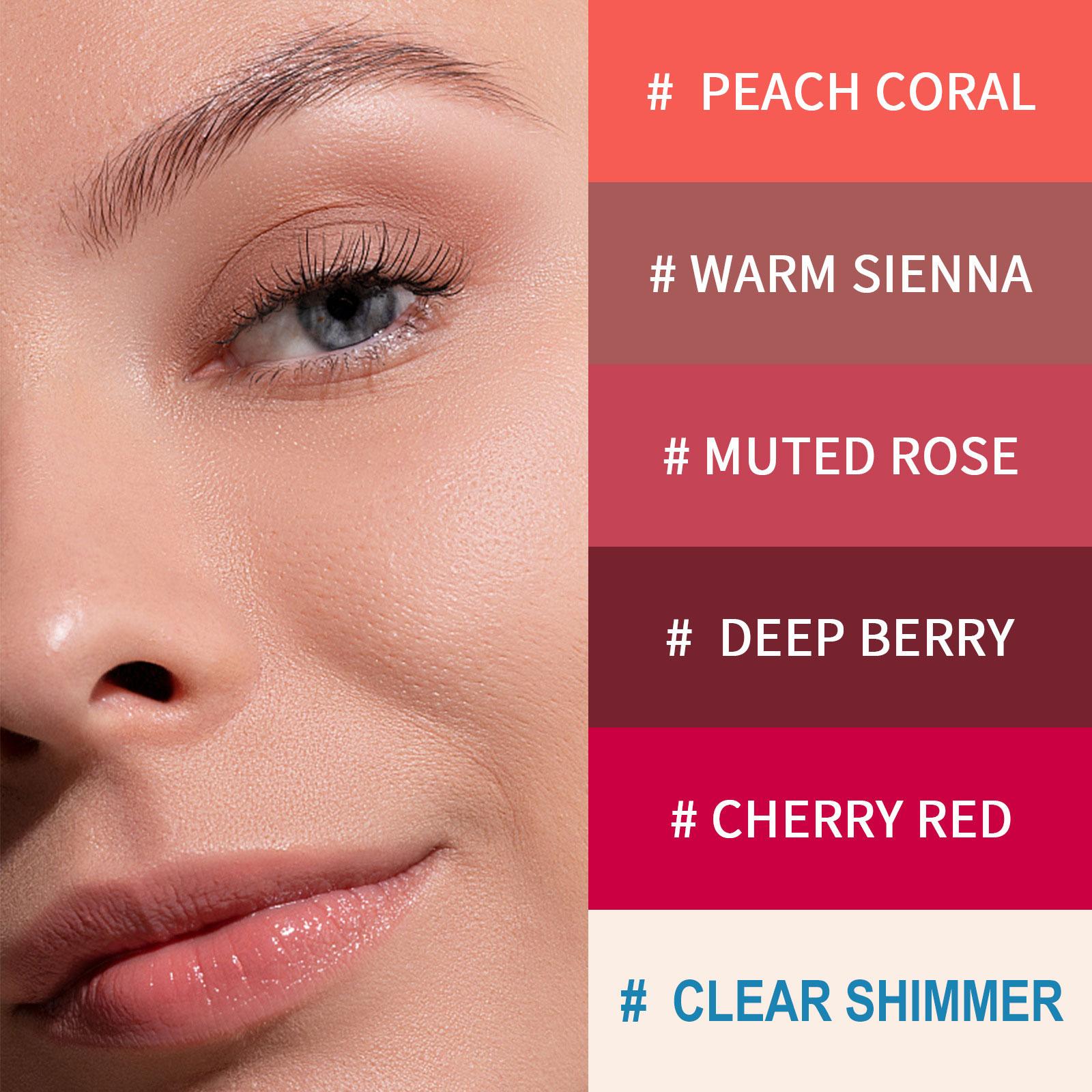 Hydrating Lip Tint, Beeswax Protects & Locks Moisture, Olive Oil + Rose Oil Nourish & Boost Radiance, Lightweight Non-Sticky Deep Hydration, Portable Pen Design for On-the-Go Lips