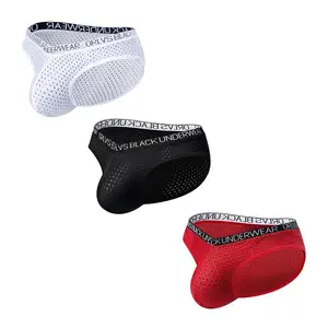 3 PCS Summer Hot Selling Sports Triangle Pants with Mesh Breathable V-belt Design, Thin Elastic Band, Soft and Comfortable