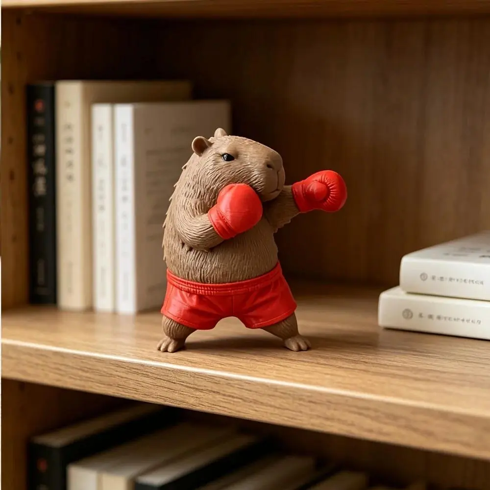 Cute Capybara Ornament, Desktop Office Decoration, Car Decor, Creative Animal Model, Collectible Figurines, Car Ornament