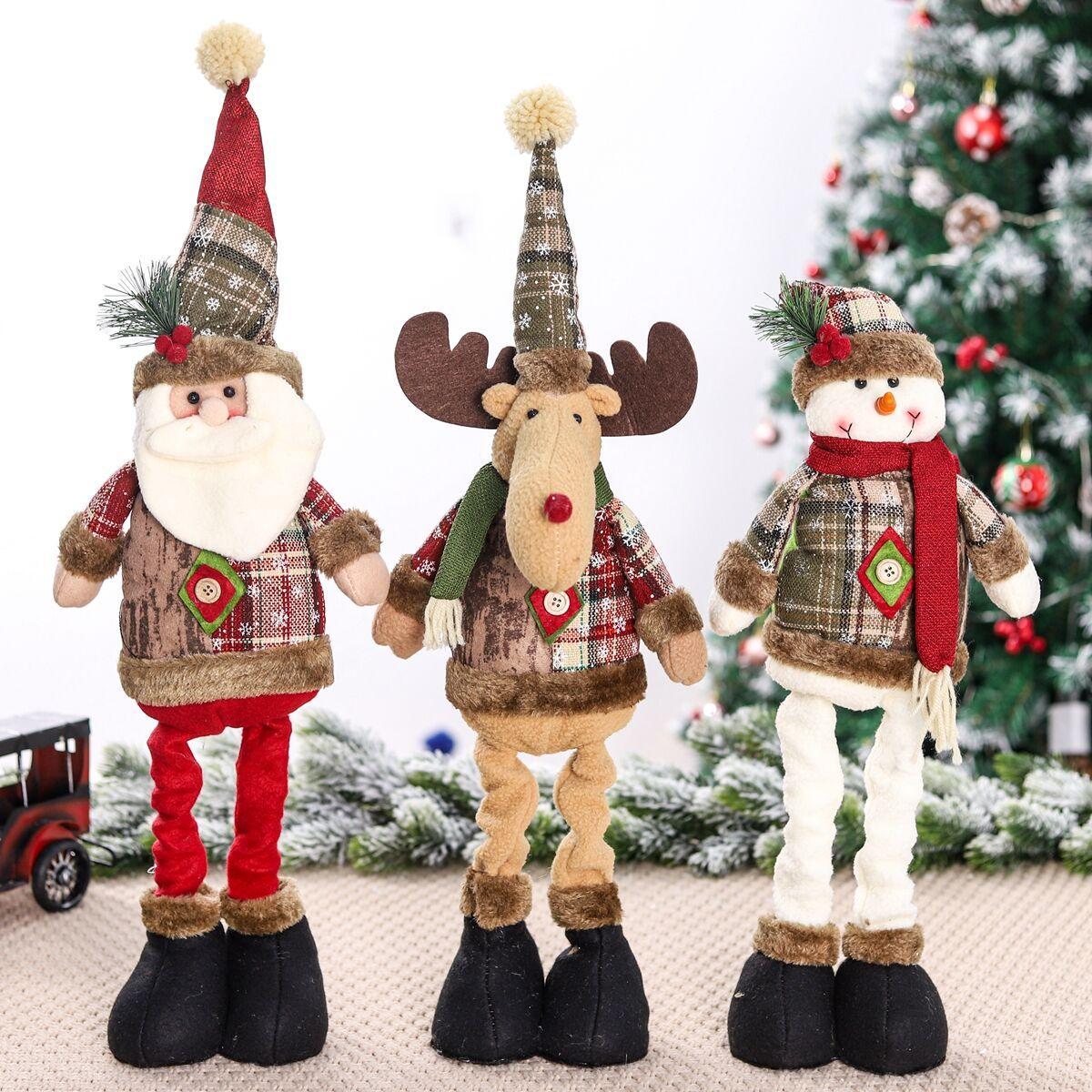 Telescopic Christmas Doll Merry Christmas Decorations For Home 2025 Christmas Ornament Xmas Navidad Noel Gifts New Year 2026