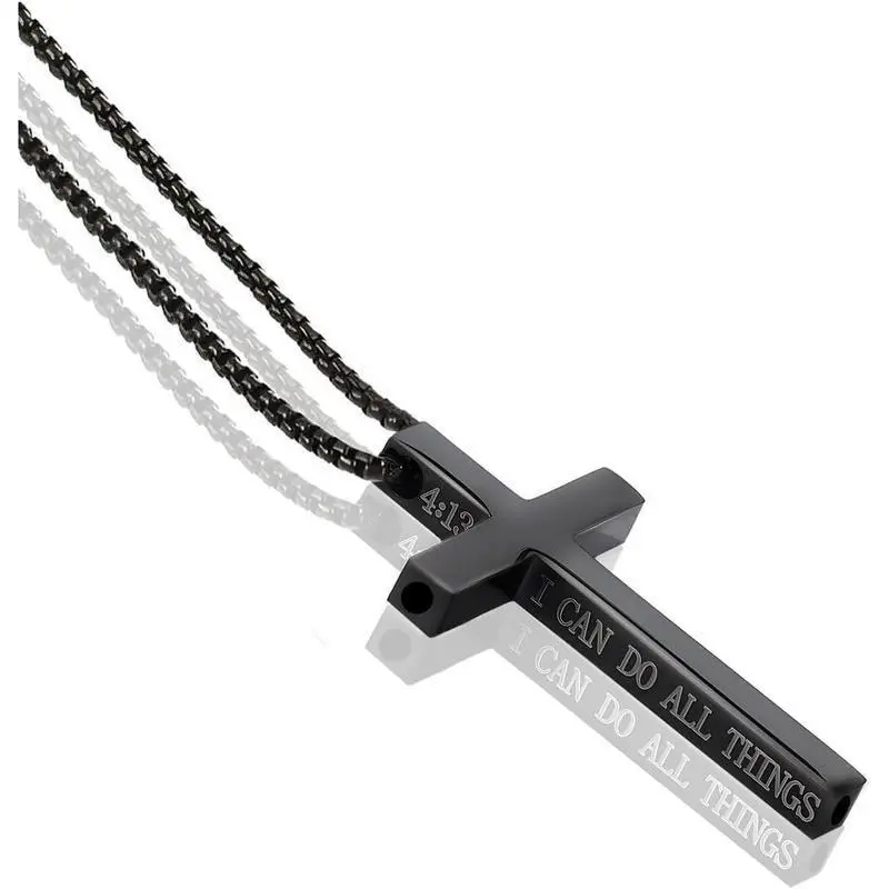 Breathing Necklace for Anxiety Stress Relief, Quit Smoking Tools Breathlace Cross Necklace, Stop Smoking Aids Breathing Necklace, Fum Vaporless Inhaler Meditation Tools Necklace Black(Sheets)