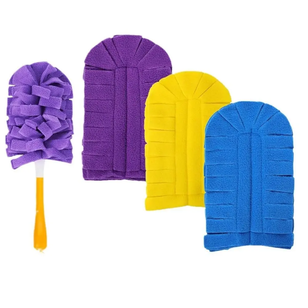 Swiffer Dusting Brush Replacement Cloths, Reusable Cleaning Pads, Ergonomic Design, Soft Fluffy Texture, Multiple Colors, Home Use