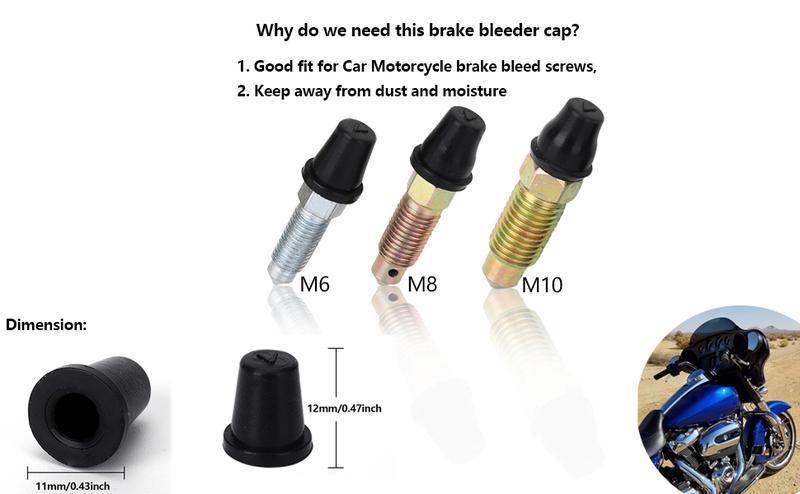 Brake Bleeder Hose,One Way Check Valve Tube Bleeding Tool Kit for Car Motorcyle Clutch, 2025 Upgraded Universal Brake Fluid Bleeder Kit for Hydraulic Brake System, Soft Tube with Metal Clips【Non-automotive accessories】