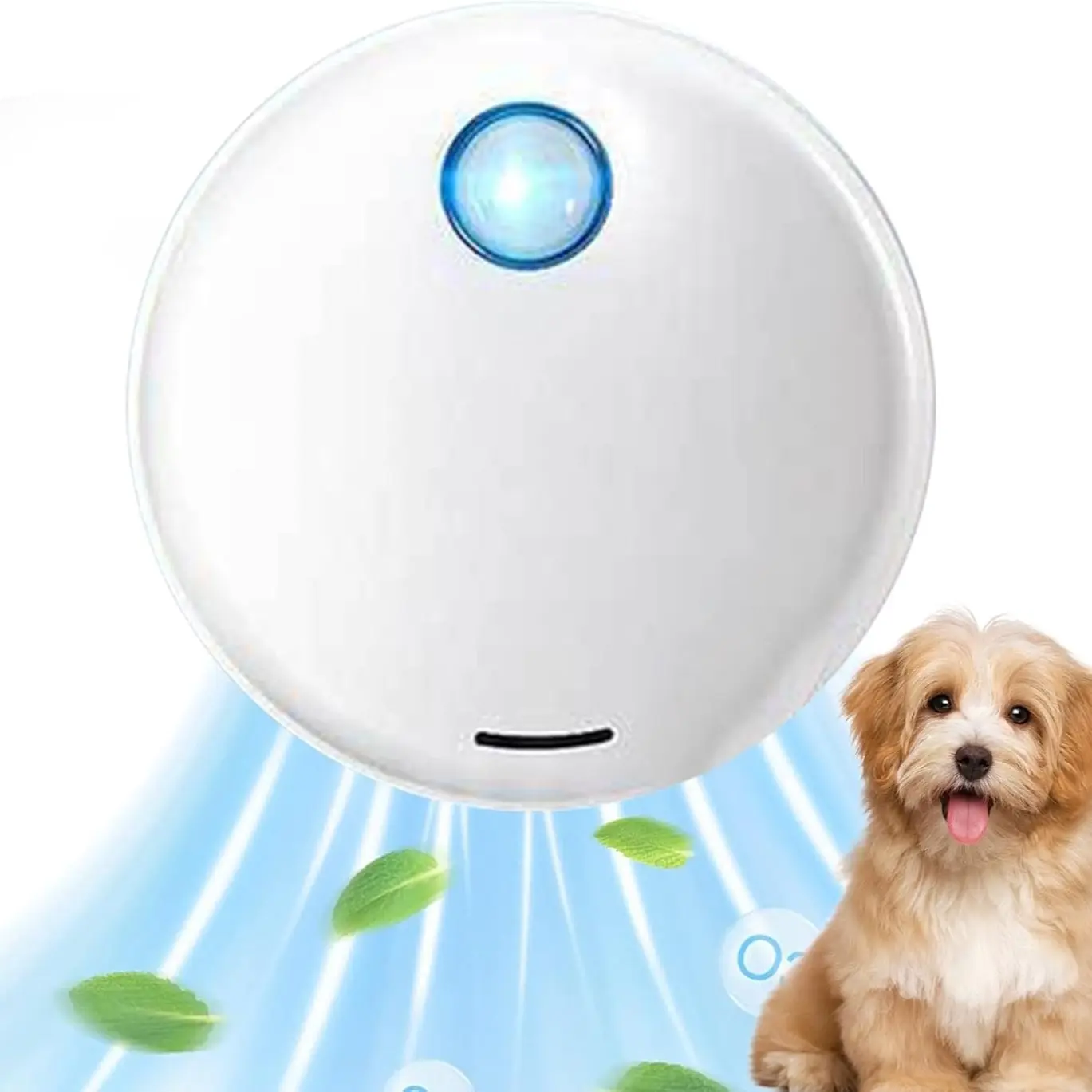 Cat Litter Deodorizer with Sensor Monitoring, Ozone & Negative Ion Cat Odor Eliminator with Sensor Monitor, Safe Air Purifier for Pets,Odor Remover for Multi-Purpose Use