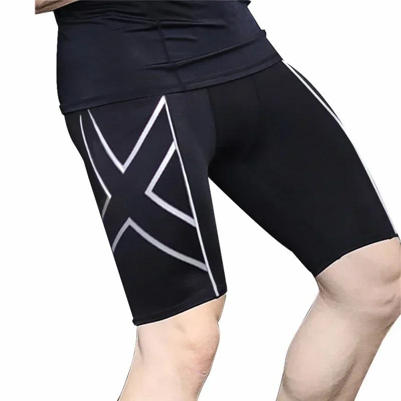 Kyn Apparel 2026 New Compression Gym Shorts Men Quick-drying Workout Fitness Leggings Shorts Running Bottom Sports Tights for Men