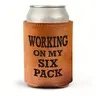 Unisex Funny Premium Faux Leather Can Cooler, Gag Gift, Novelty Birthday Present, Drinking Gadget