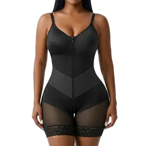 V-Shaped Shapewear Moldeadoras Faja for Women Tummy Control  with Zipper Closure