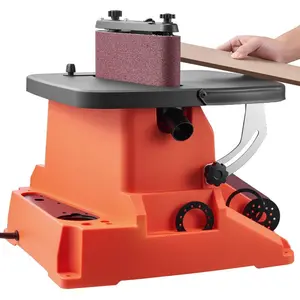 VEVOR Oscillating Belt and Spindle Sander, 2400RPM Benchtop Spindle Sander with 5/8 Stroke, 5 Sleeves (1/2 - 2) 24x 3.86 Sanding Belt for Woodworking, Furniture Finishing, DIY Projects
