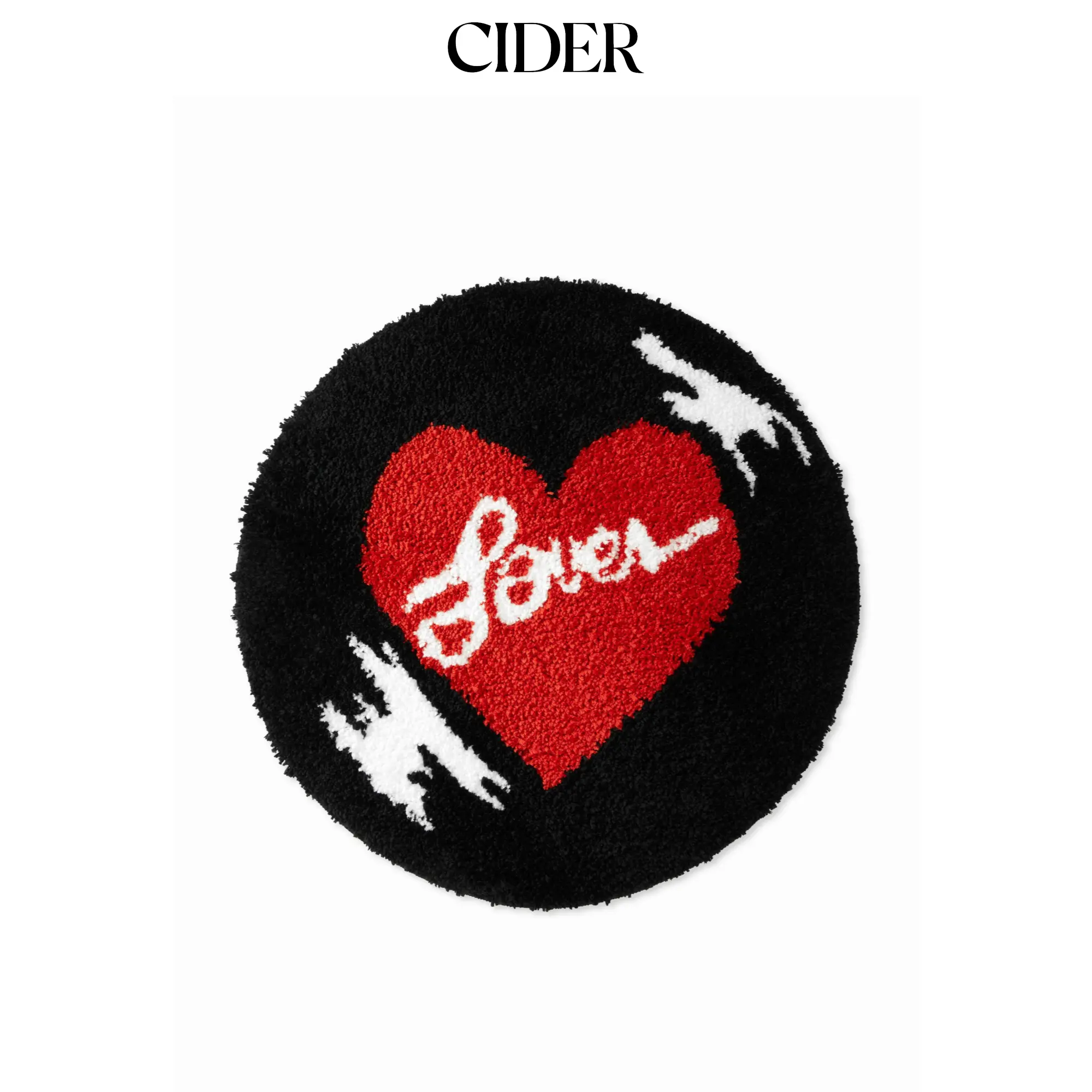 Cider HEART VINYL RECORD DOOR MAT