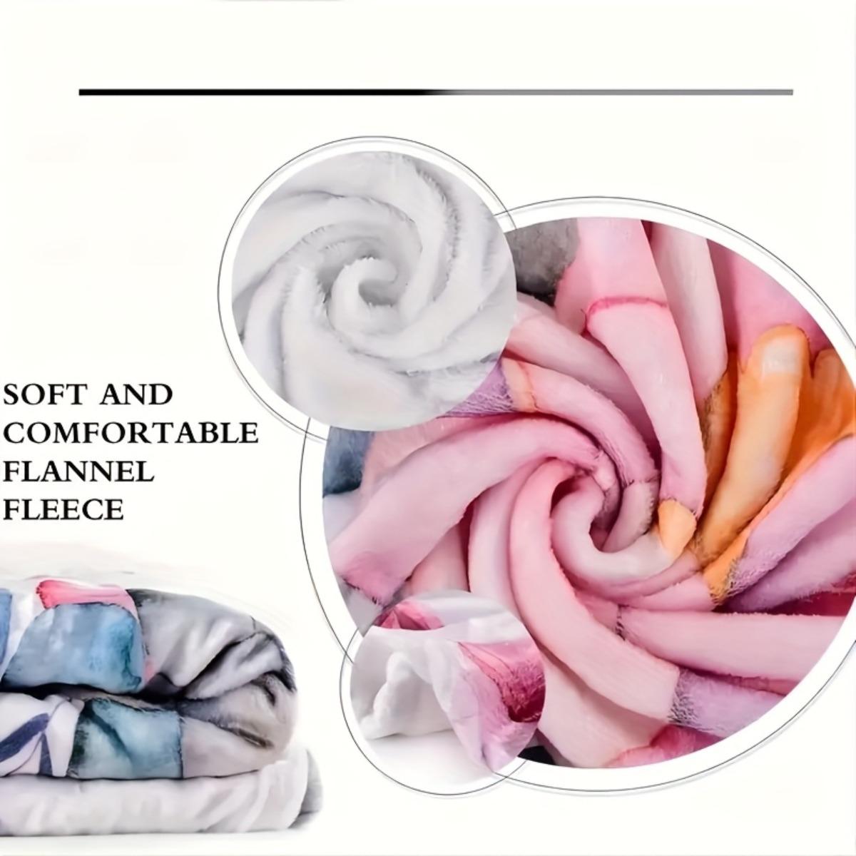 1pc Statue of Liberty Flannel Blanket - Vintage Patriotic Design with American Flag & Stars, All-Season Soft Warmth for Home, Camping, Travel - Multi-Use Sofa Throw, Nap Blanket, Gift for Family & Friends