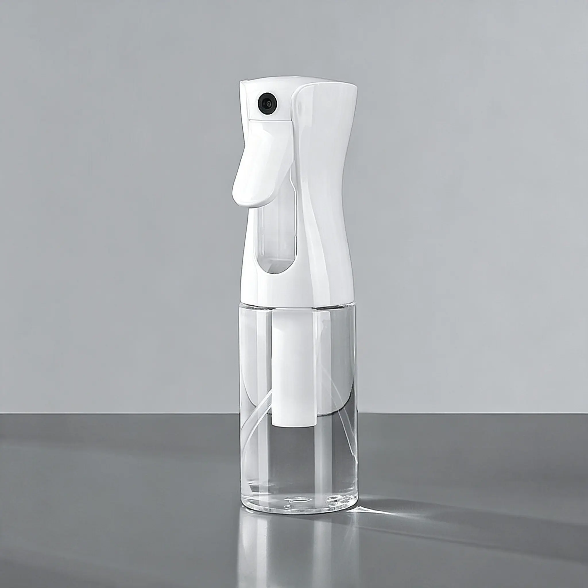 Continuous Fine Mist Sprayer — High-pressure fine mist, no dripping, Convenience. Versatile use for hair styling, facial skincare, and plant watering. Transparent large-capacity spray bottle. #BeautyTool #PlantMister