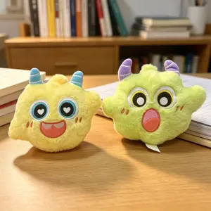 Cartoon Monster Plush Toy, Devil Keychain, Mini Plush Doll, Couple Matching Gift, Cute Stuffed Animal