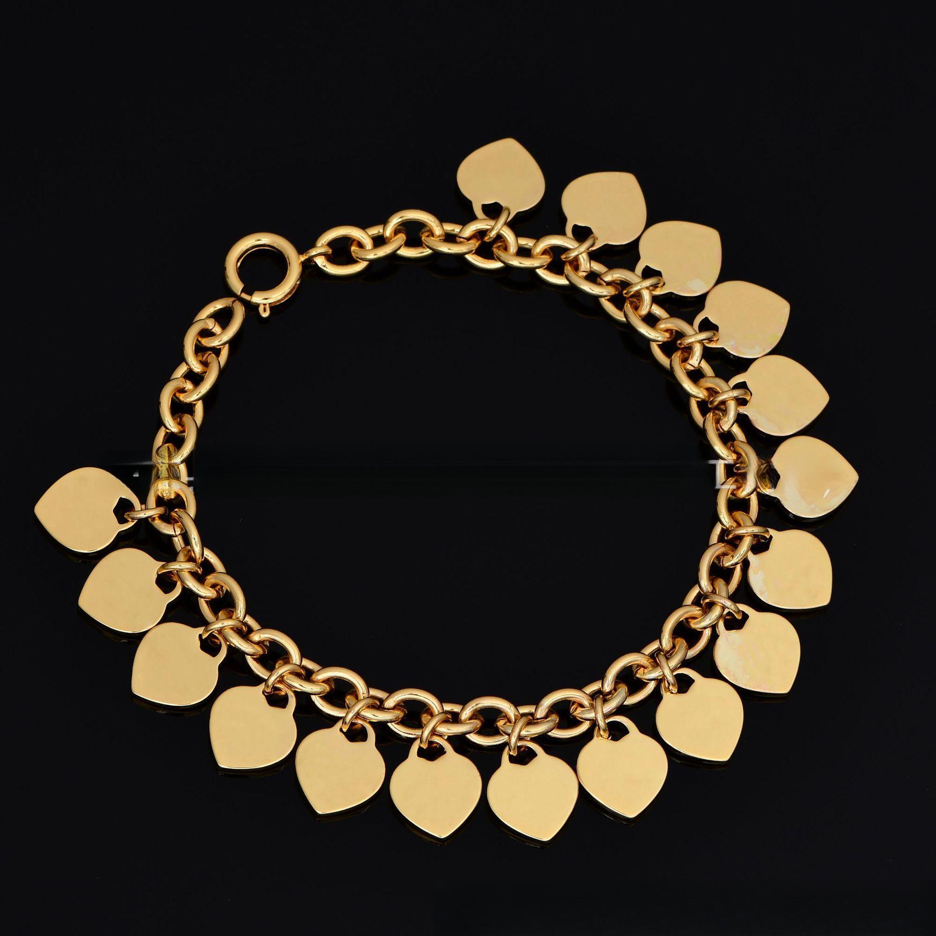 TC Love bracelet bracelet foreign trade same style new thick chain OT buckle bracelet