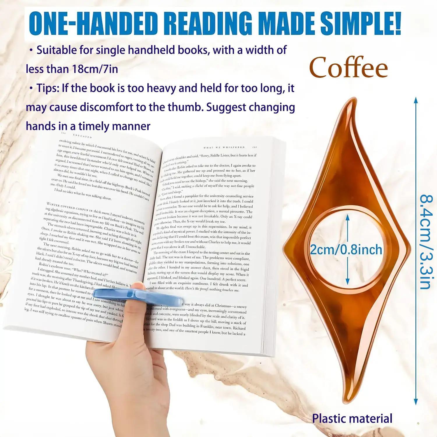 Creative Reading Page Finger Holder, Portable Thumb Page Holder, Reading Aid Tool, Book Accessories #GLOBAL PICKS