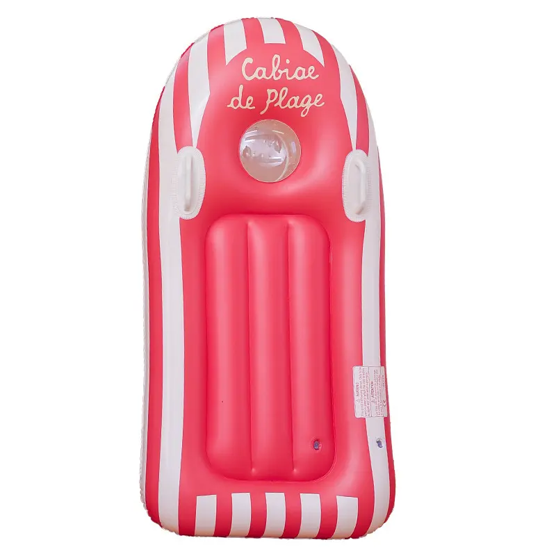 Nordic style surfboard children's thickened water play floating row enlarged swimming float board with handle floating board equipment