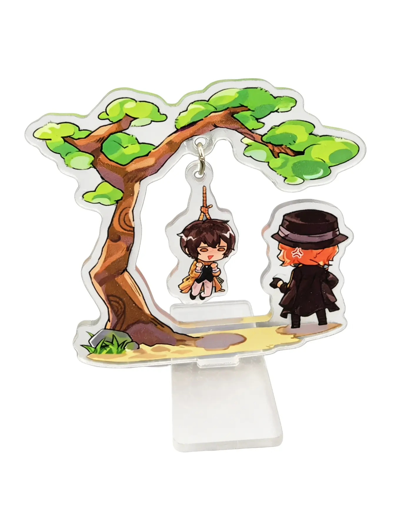 Anime Acrylic Standee Set, Cute Q-Style Japanese Comic Art, Desk Decor for Bookshelf, Gaming Table, Display Case, Unique Gift for Fans, Cute Collectible