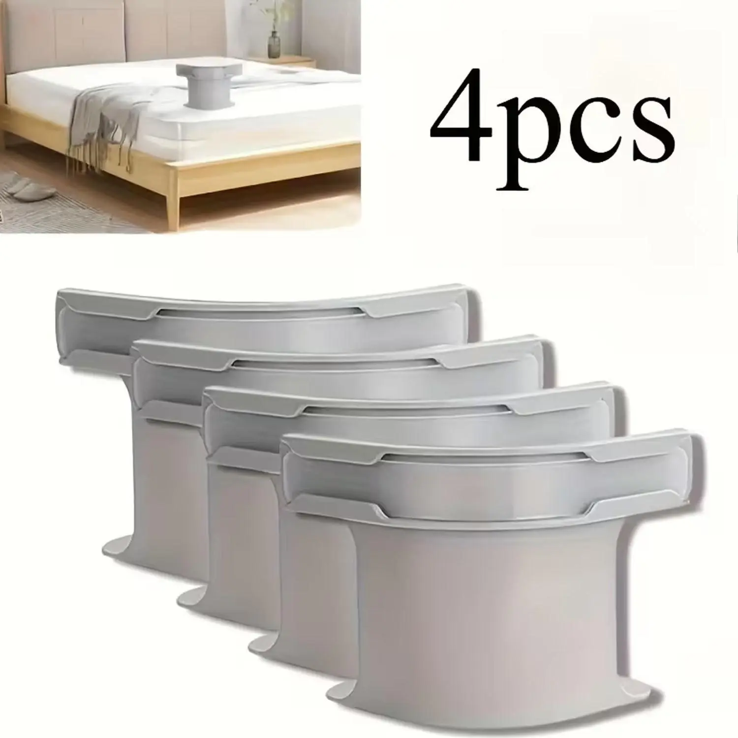4 Bed Sheet Fixers, Locking Period for Four Corners, Neat Bed Sheet Stand, Suitable for All Mattress Sizes, Bed Sheet Maintenance Tools