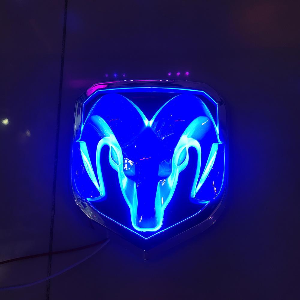Luminous Emblem  Emblem Light Front Ram Luminous Emblem RAM Luminous  Emblem Sticker Sheep Head Rear Tail Emblem Suitable for Dodge  side mirror carbon  fiber  wrap evil eye  Reusable Magnetic Sun Shade for Vehicles  logo Car