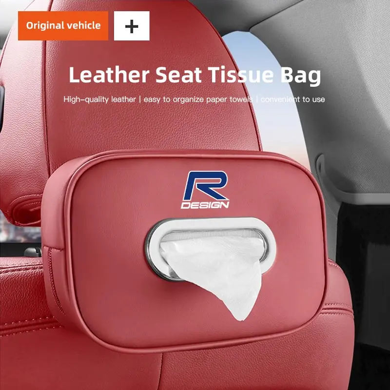Car tissue box car interior paper drawer central control armrest box tissue storage box For Volvo XC90 V90 V60 XC60 V40 EC40 EX40 S80 S60 S90 C40 XC40 V70 XC70 C30 C70 EX90 Rdesign