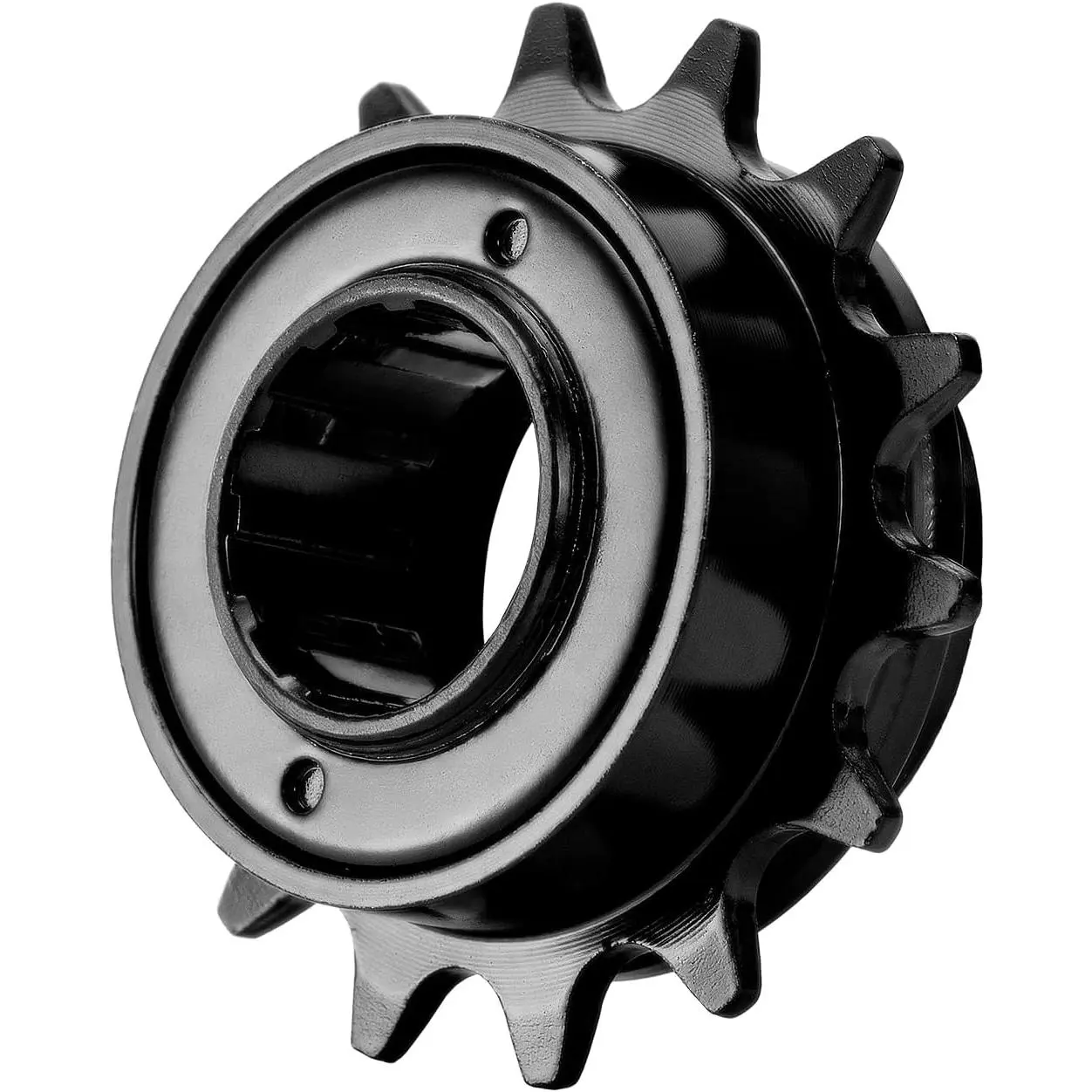 Hycline Single Speed Bicycle Freewheel - 12T-24T High Steel Sprocket Gear, 1/2"-1/8" Threaded Hub, Smooth Spin Cycling Replacement Part, Bicycle Gears, 12-24 Teeth