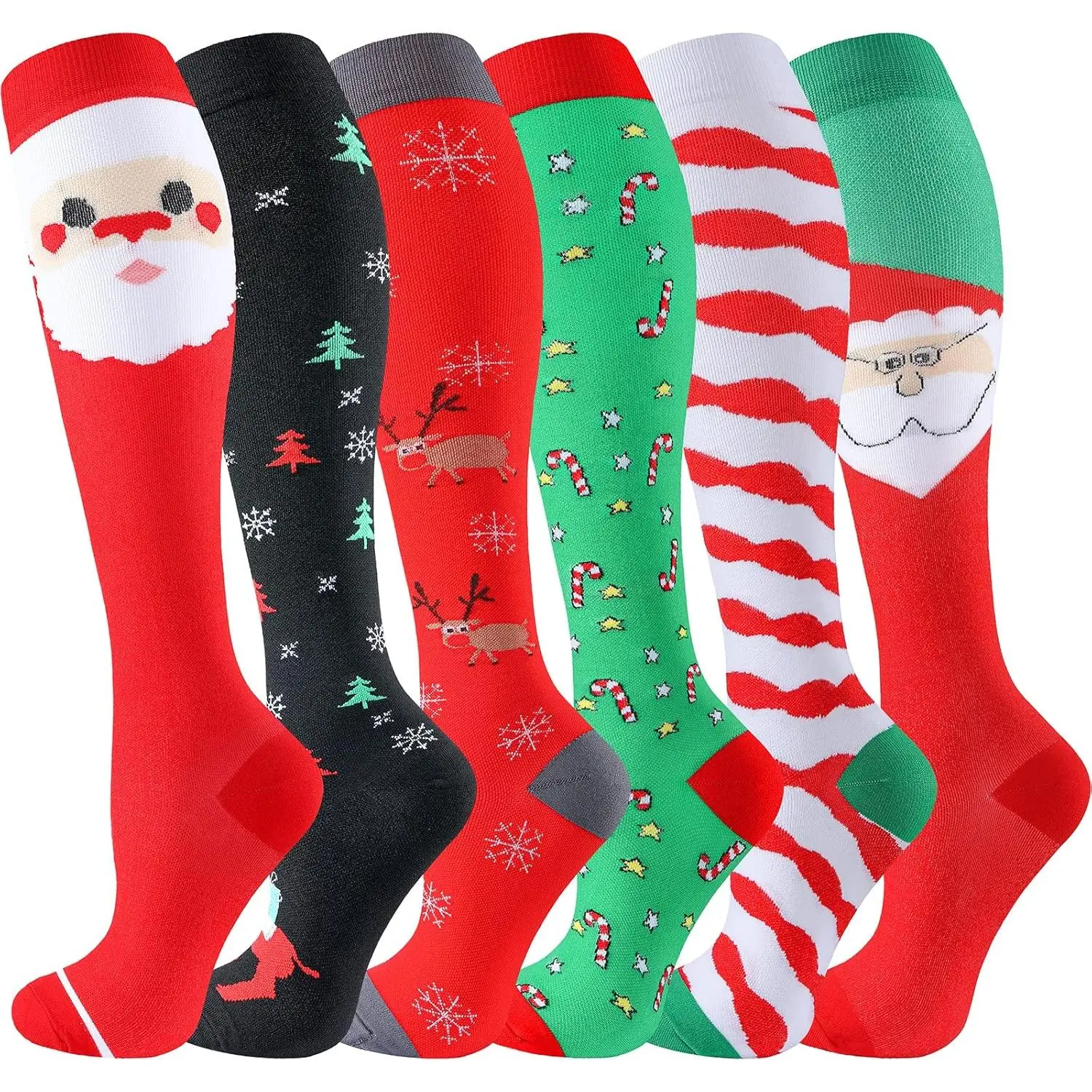 Compression Socks  Women & Men Circulation-Support Knee High Socks 20-30 mmhg-Best  Running,Medical,Nurse,Travel