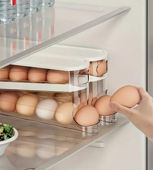 EverydayEase Stackable Bins - Durable Home Goods for Organized Living - Vertical Precision Design - Secure-Fit Lids - Minimalist Storage Solution space-saving organizer house