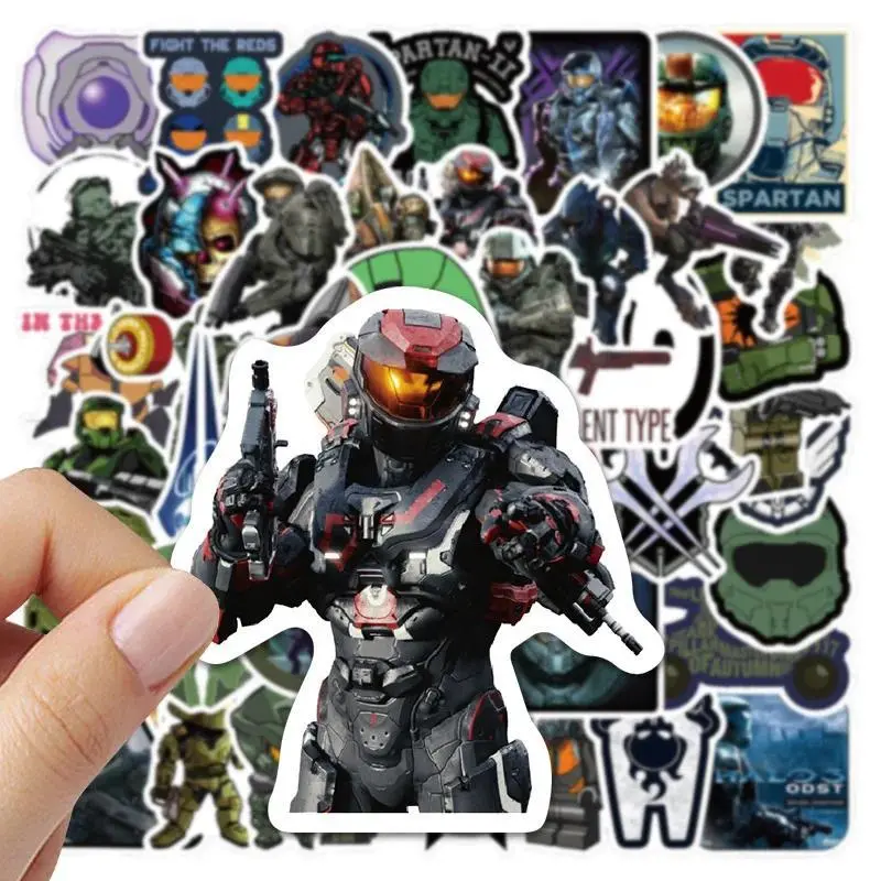50Pcs Cartoon Shooting Vinyl Stickers - Waterproof DIY Scrapbooking Cover Stickers for Phones, Luggage, Skateboards - 2026 Hot Toys & Hobbies Graffiti Decals