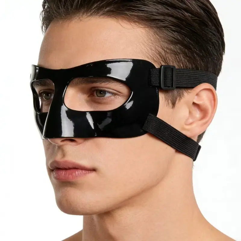 Adjustable Half Face Mask, Basketball Nose Protection, Sports Face and Nose Mask, Breathable Protective Gear, Adjustable Safety Equipment