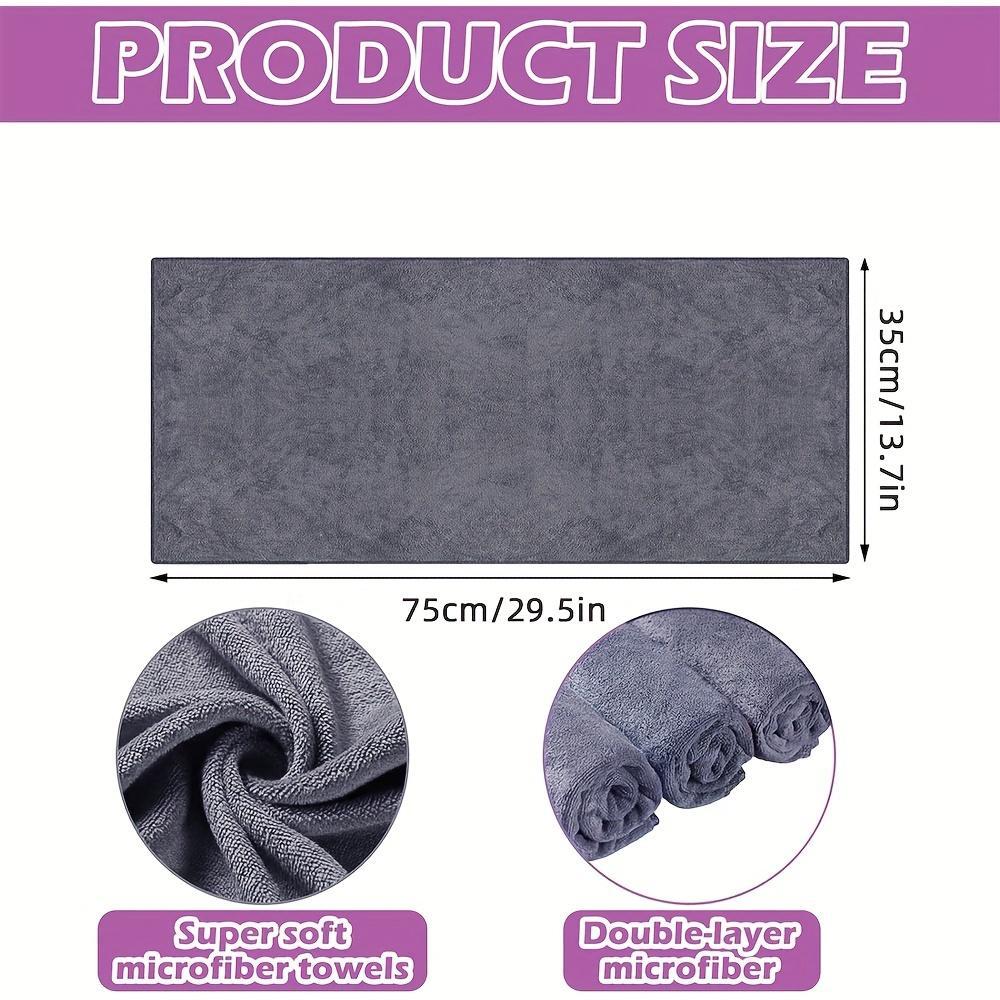 8/10/12 Pack Microfiber Towels, Reusable Kitchen Cleaning Towels, Soft Absorbent Car Wiping Cloths, Car Wash Microfiber Towel, Durable & Eco-Friendly