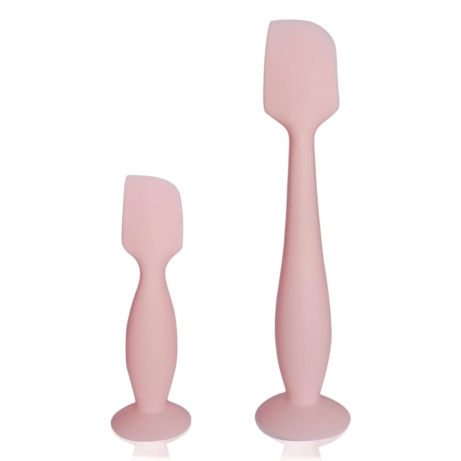 Diaper Cream Spatula, 2 Pack Butt Spatula Baby, Silicone Diaper Cream Applicator, Full-Size and Mini Butt Paste Spatula  Babies, Newborn Baby Necessities (Pink)