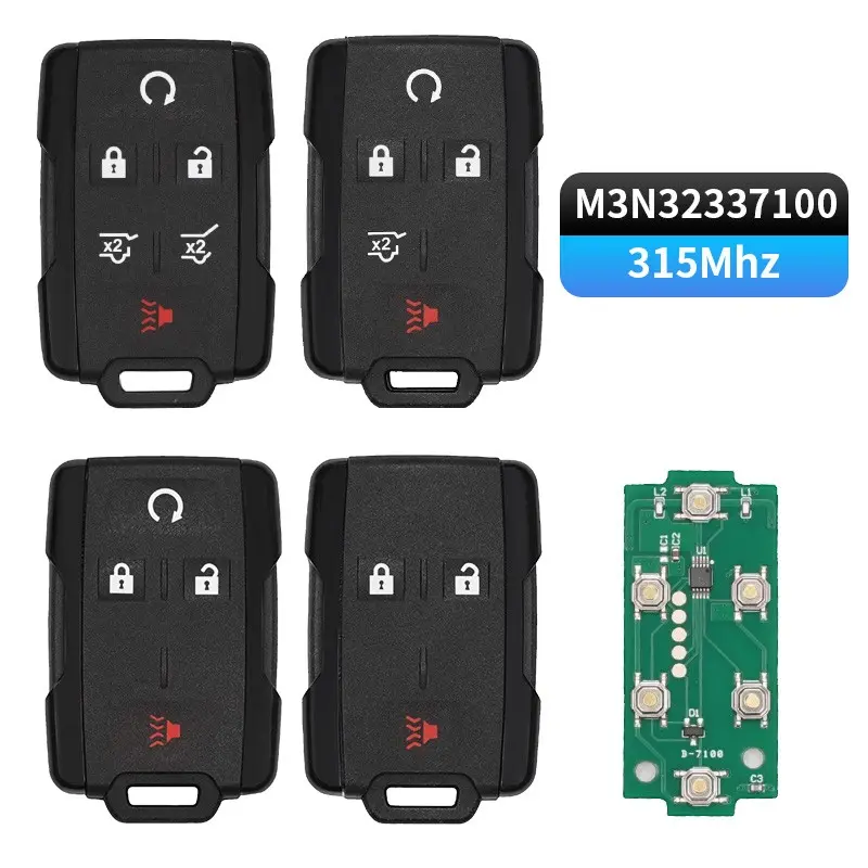 Remote Smart Car Key Fob 315MHZ For Chevrolet Colorado Silverado Tahoe Suburban GMC Canyon Sierra Yukon 2014-2019