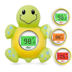Baby Bath Thermometer, Digital Water Temperature Thermometers with 3 Color Backlit and Temperature Warning, Safety Bath Tube Thermometers Floating Toy  Infant, Toddler