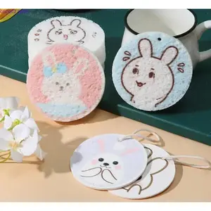 One compressed wood pulp sponge, kitchen dishwashing sponge block, dishcloth, cleaning cloth, multi-functional kitchen cleaning tool will be shipped randomly.