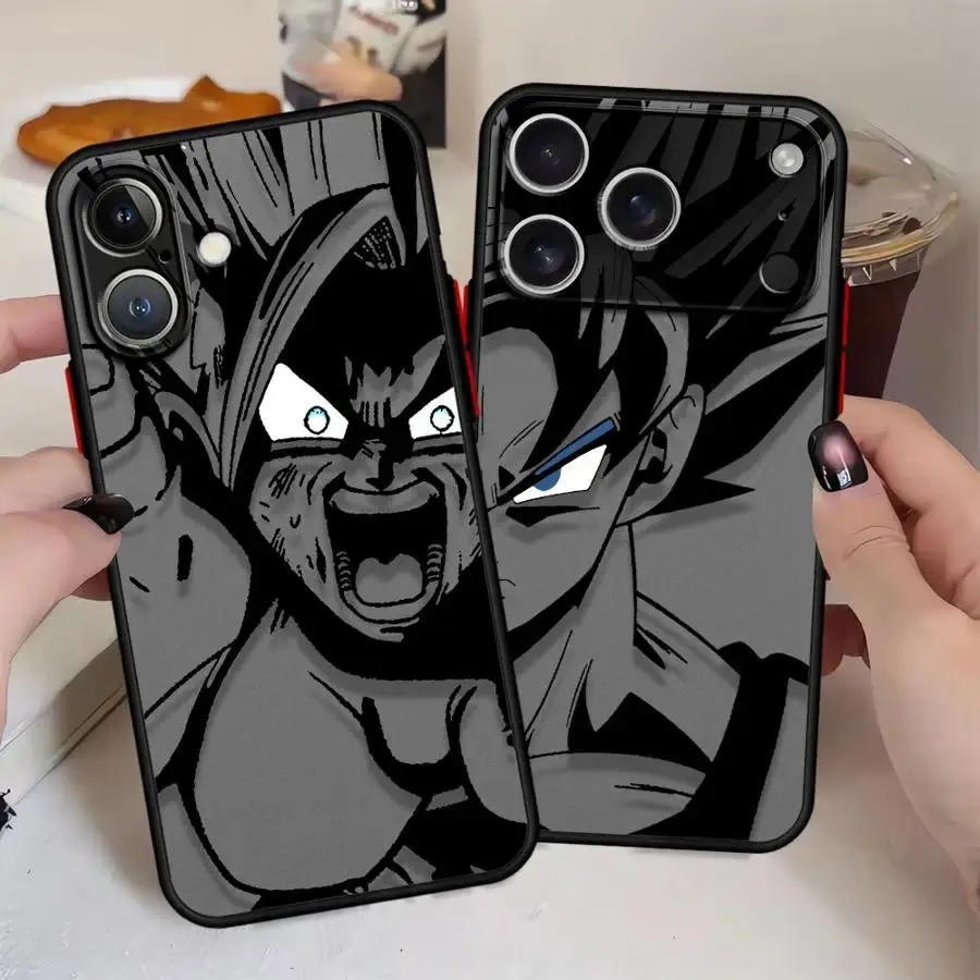 Case for iPhone 17,16,15,14,13,12,11,Pro,Max,Plus Phone Cover Luxury D-Dragons Balls Gokus