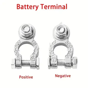 1 pair of 12V 24V automotive battery terminals, cable clamping terminals, quick release connectors