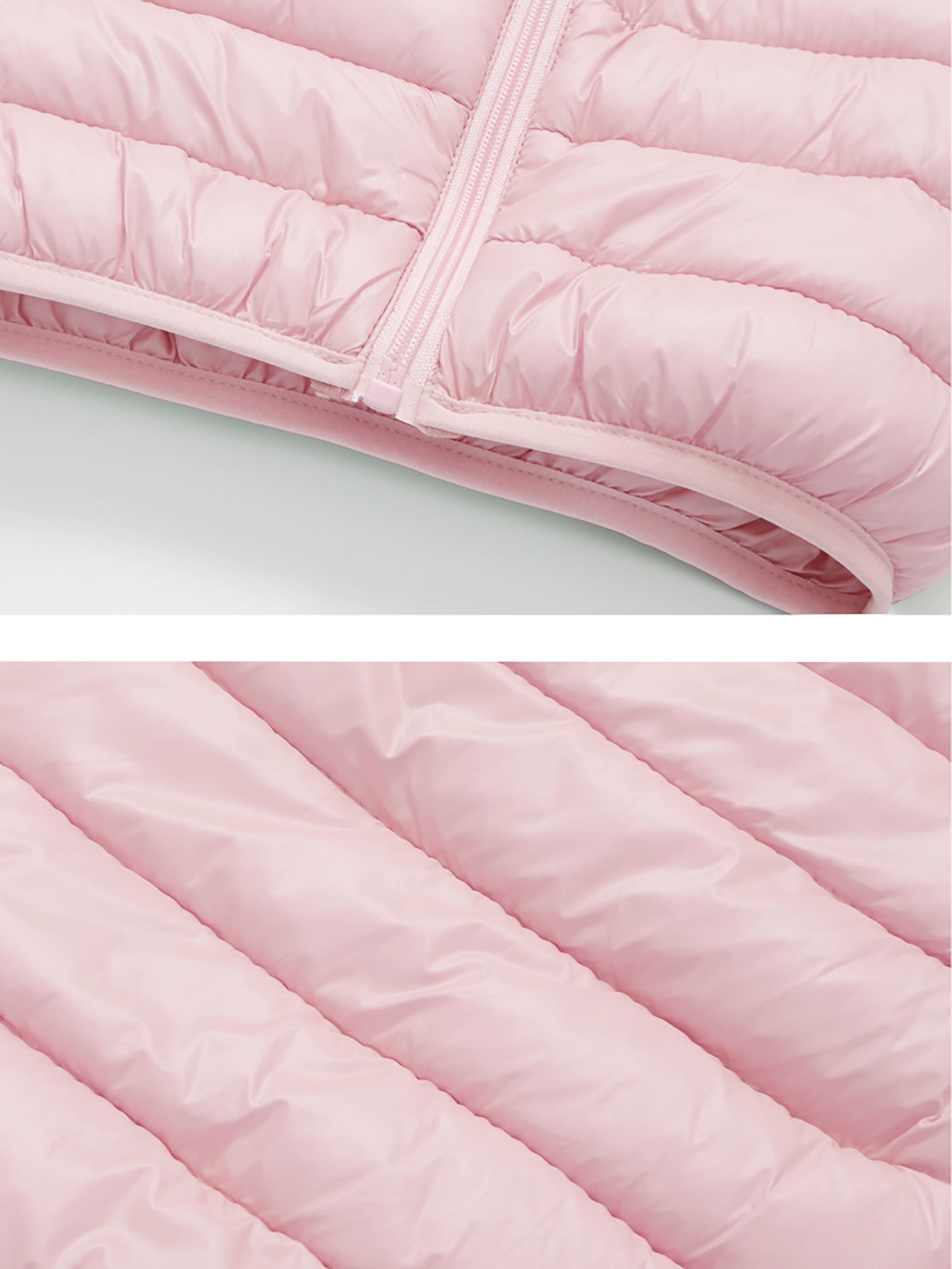 (New)2pcs ' European/American Style Winter Ski Suit Set - Boys & Girls Bear Ear Hooded Jacket & Pants with Coat & Matching Snow Pants, Thickened for Skiing, Ice Skating, Outdoor Play (Pink, Hand Washable), Perfect for Outdoor