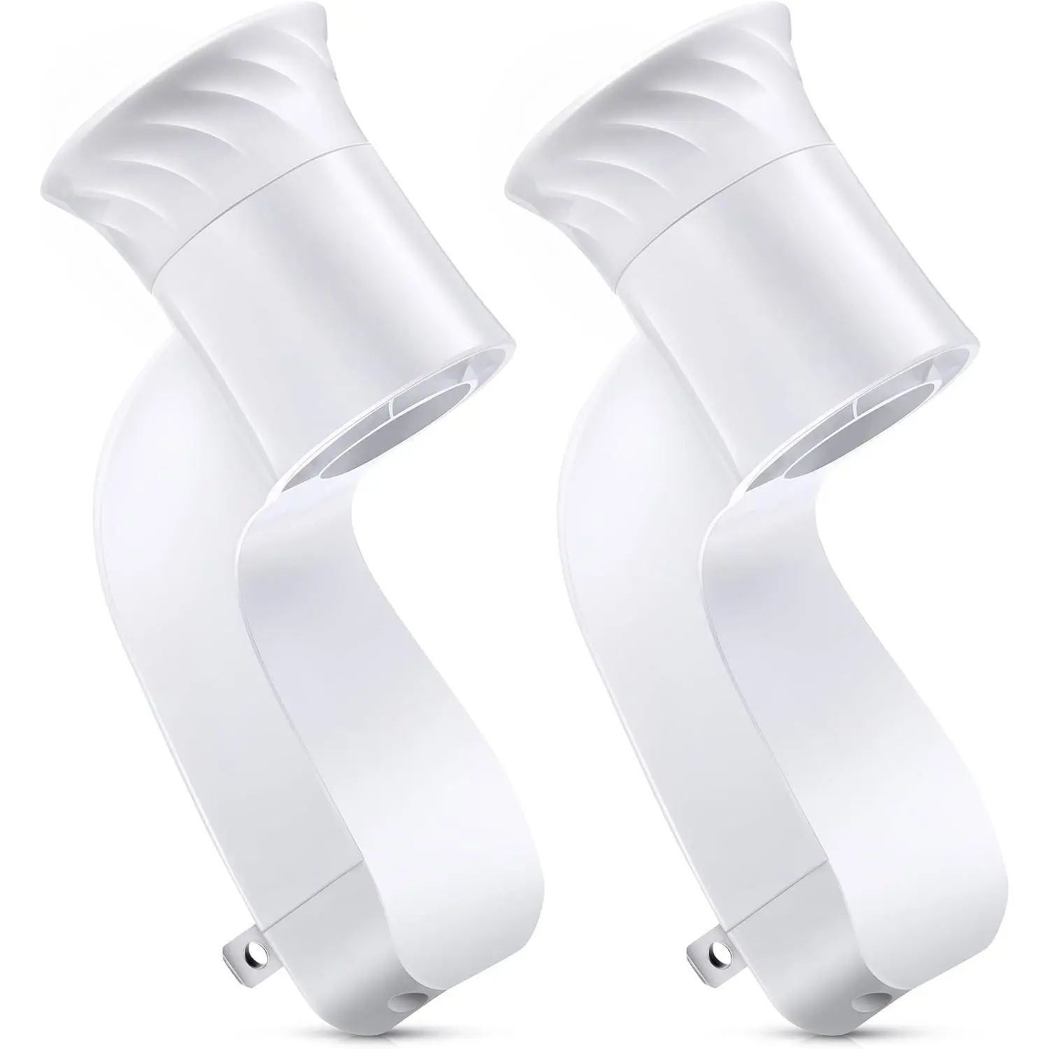 2 Pack Wall Fragrance Plug Compatible with Bath & Body Works Refills, White| Compatible with Bath & Body Works WallFlower refills, ETL Certified, scent adjustable, rotatable plug