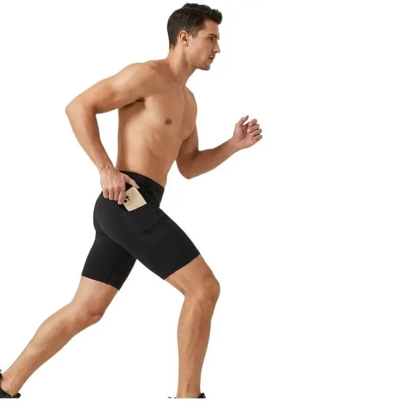 2026 New Compression Shorts 3 0 Men Summer Quick Dry Running Marathon Cycling Gym Fitness Workout Shorts with Pocket for Walking