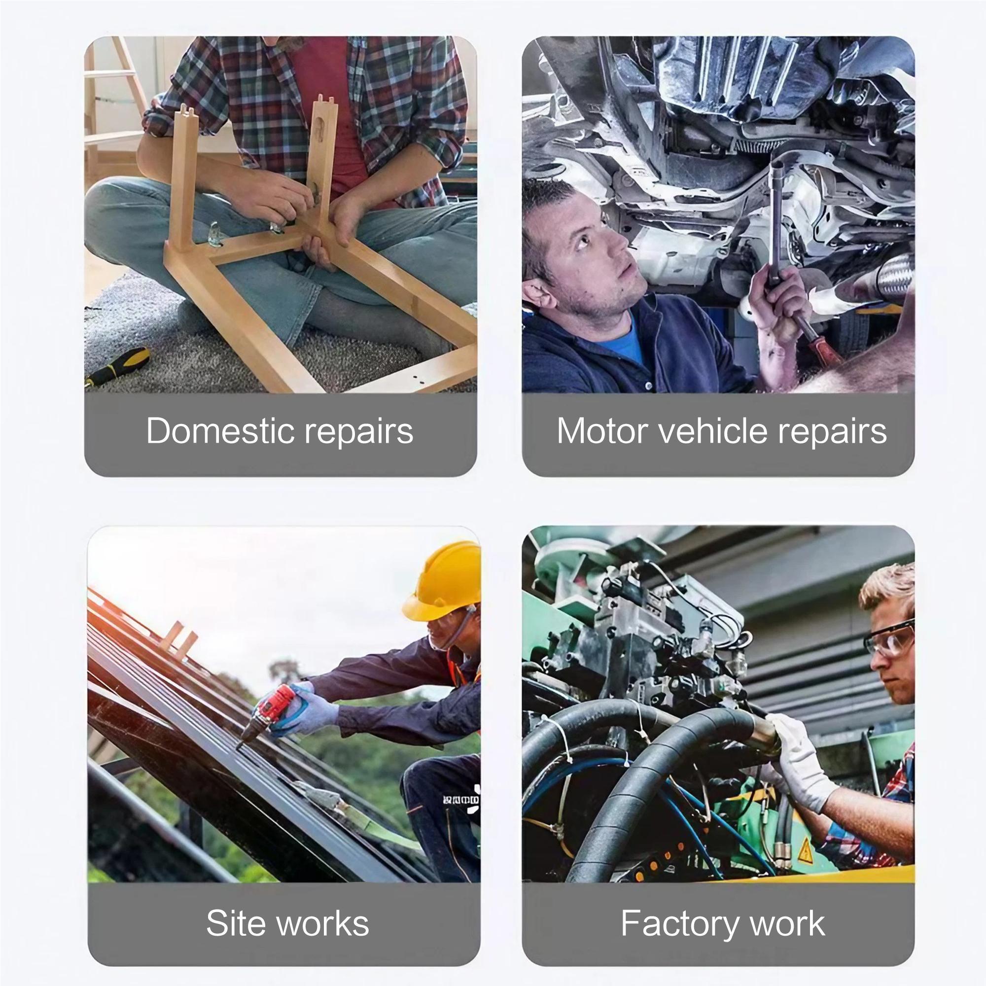 Adjustable Universal Socket Wrench, 3/8 Drive Multi-function Sleeve Wrench, Professional Sockets Tools for Drive Ratchet Torque Wrench and Power Drill, Pipe Flexible Wrench,tool kit set,tools,pressurewasher,drill,ratchet strap,tools gadgets,power tools