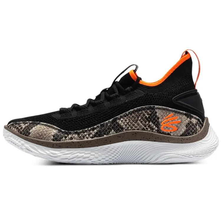 Under Armour Curry 8 Strike & Flow Men's Basketball Shoes with UA Flow Technology, Cushioned, Non-Slip, Breathable, Sweat-Wicking, and Supportive Design Verifiable, with credentials and supporting global authentication