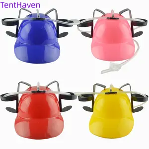 2026 New Lazy Creative Beer Drink Hat Birthday Party Outdoor Artifact Beer Hat Lazy Drink Helmet Hat