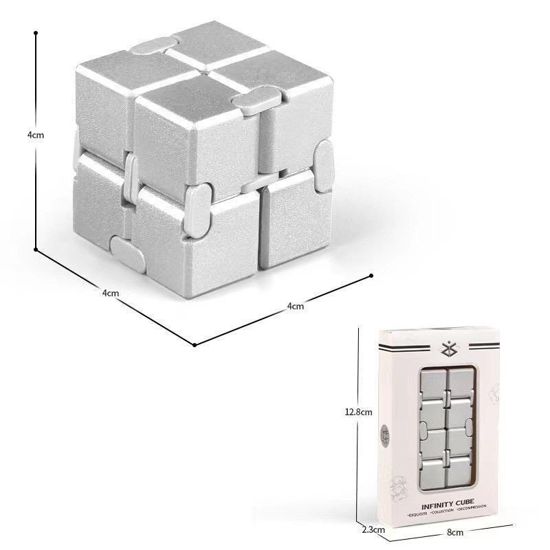 Fidget Finger Toys, ABS Infinity Cube Prime for Stress and Anxiety Relief, Ultra Durable Sensory Gifts for Adults and Kids ideal birthday gift