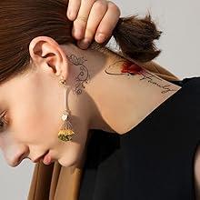 24-Pack Half Sleeve Temporary Tattoos for Adults - Realistic 3D Lion, Eagle, Skull, Jesus & Greek God Designs |   Waterproof Forearm Body Stickers for Men & Women (Gothic Style, Long Lasting)