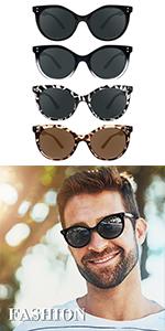 4 Pack Progressive Multifocus Reading Glasses for Women Blue Light Blocking Multifocal Readers with Spring Hinge