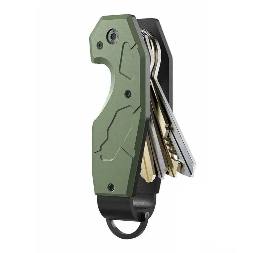 2026 New Compact Alloy Key Organizer, Minimalist Luggage & Bag Accessory Charm Keychain, Secures 2-6 Keys for Men & Women, Metal Key Chain, Pocket Size