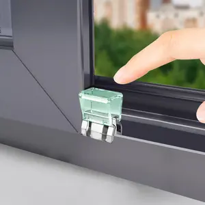 2PCS Multi-Functional Window Limiters Anti-Pinch Child Safety Locks Screen Window Clips Pants Cuffs Fasteners