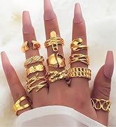 Boho Turquoise Ring for Women Silver Western Stackable Knuckle Rings Vintage Cactus Flower Midi Finger Ring Statement Jewelry Gifts