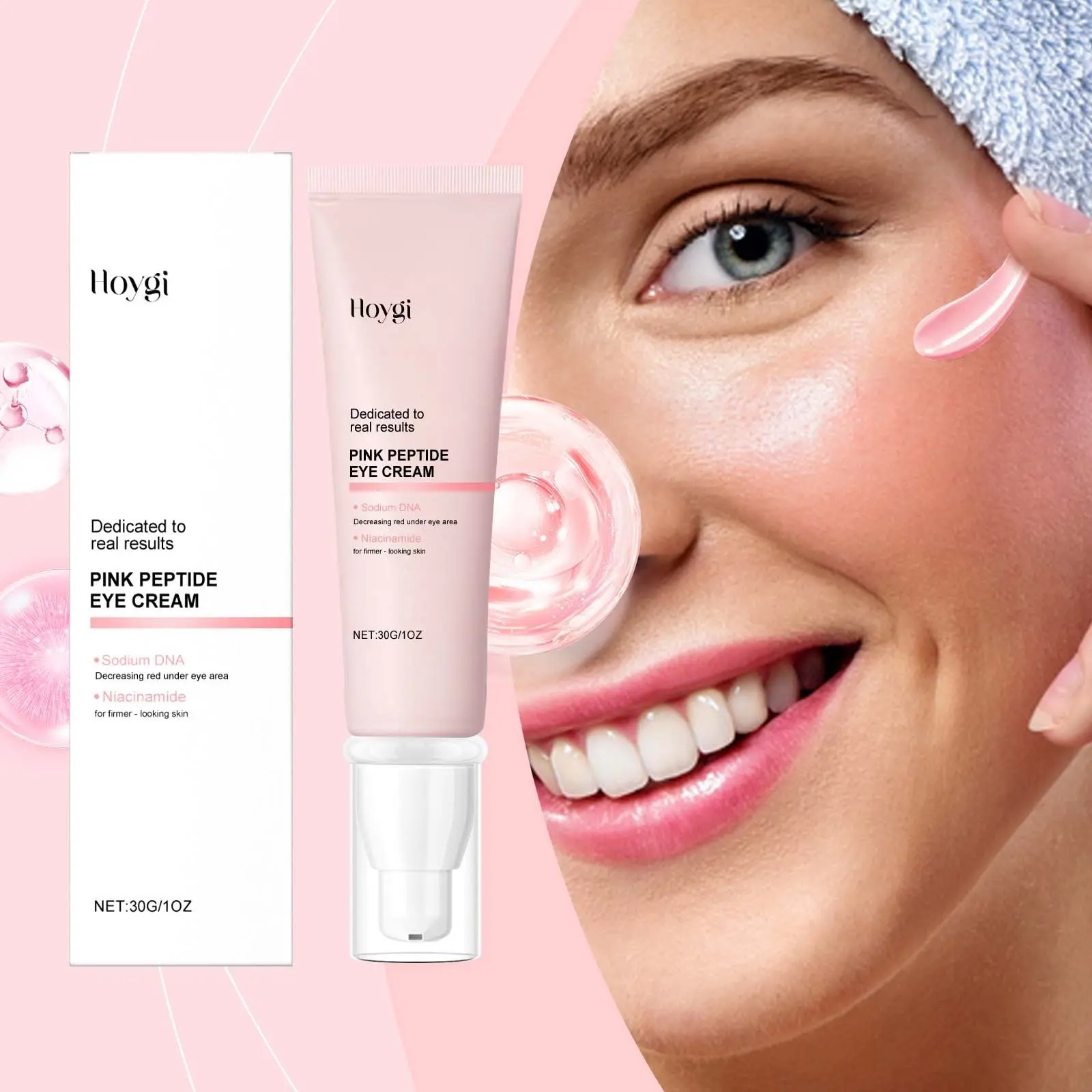 Peptide Eye Cream, Eye Repair Cream, Gentle Hydrating Moisturizer, Revitalizes Eye Area, Smooths and Firms Skin, Ideal for Daily Use